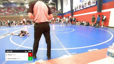 86 lbs Rr Rnd 2 - Dawson Back, Verdigris JH vs Jaxon Hernandez, Ponca City