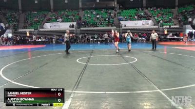 1A-4A 132 Cons. Round 2 - SAMUEL HESTER, Deshler vs Austyn Bowman, Childersburg