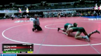 157 lbs Champ - Round 1 (16 Team) - Parker Tillery, Cox vs Peyton Carter, Skyline