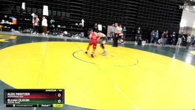 141 lbs Cons. Round 6 - Elijah Olguin, Adams State vs Alex Mentzer, Augustana (SD)