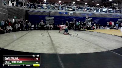 195 lbs Round 1 - Owen Spring, Boise Youth Wrestling vs Noah Morehouse, Jet House