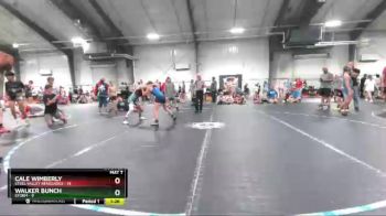 90 lbs Round 7 (8 Team) - Walker Bunch, Storm vs Cale Wimberly, Steel Valley Renegades