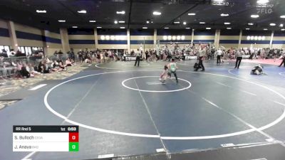 87 lbs Rr Rnd 5 - Stihl Bulloch, Cedar Jr. Wrestling vs Joziah Anaya, Bad Cat WC