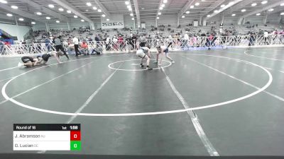 120 lbs Round Of 16 - Jack Abramson, NJ vs Dominic Lucian, DE