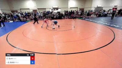 48 kg Cons 16 #2 - Cade Dunn, Victory Wrestling vs Brady Baker, Michigan West Wrestling Club