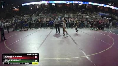 115 lbs Quarterfinal - Grace Lashinsky, DeLand vs Aurora Guadiana, Wellington