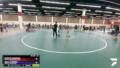 49 lbs Round 3 - Mattis Johnson, NB Elite Wrestling Club vs Beau Russell, ReZults Wrestling