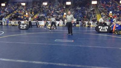 50 lbs Round Of 32 - Brantley Greene, Wellsboro vs Harper Kirby, Chartiers-Houston