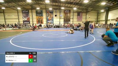 182 lbs Rr Rnd 1 - MATTHEW LEVITZ, The Fort Hammers vs Malachi Mista, Black Hive Wrestling Club