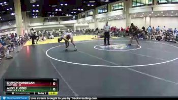 182 lbs Round 1 (8 Team) - Shamon Handegan, Fuzzy Bees vs Alex Leugers, Franklin Black