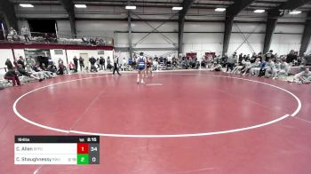 184 lbs Quarterfinal - Casey Allen, Springfield vs Cole Shaughnessy, Roger Williams