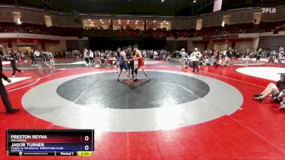 150 lbs Cons. Round 2 - Preston Reyna, Oklahoma vs Jagor Turner, Tough N Technical Wrestling Club (TNTWC)