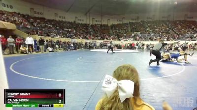 5A-144 lbs Quarterfinal - Calvin Moon, MacArthur vs Rowdy Grant, Pryor