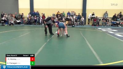 110 lbs Cons. Round 3 - Reid Nicklay, LAW La Crosse Area Wrestling vs Connor Flanagan, Pinnacle Wrestling Club