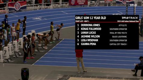 Youth Girls' 60m, Finals 1 - Age 12