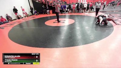 138 lbs Quarterfinal - Donavon Allen, Chicago (MARIST) vs Tyson Peach, MILTON (WI)