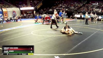 157 Class 2 lbs Semifinal - Gage Jones, Cameron vs Grant Van Horn, Mexico