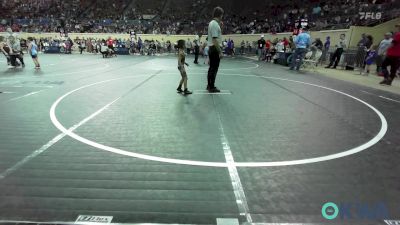 40 lbs Round Of 16 - Mark Misak, Clinton Youth Wrestling vs Easton Aguirre, Woodward Youth Wrestling