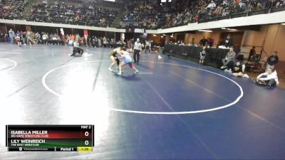 136 lbs Round 2 - Isabella Miller, Big Game Wrestling Club vs Lily Weinreich, The Best Wrestler