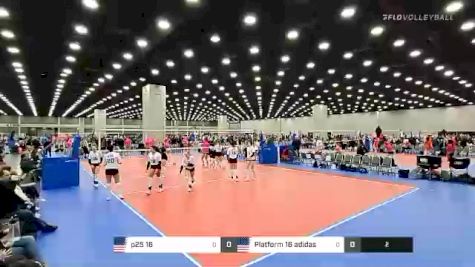p25 16 vs Platform 16 adidas - 2022 JVA World Challenge presented by Nike - Expo Only