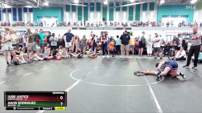 100 lbs Semis & 1st Wrestleback (8 Team) - Gavin Rodriguez, Buxton vs Jude Justice, Misfits United