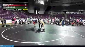 W-138 lbs Quarterfinals (8 Team) - Vivian Canizales, California vs Brinley Green, Wyoming
