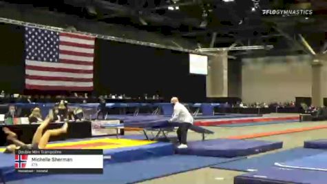Michelle Sherman - Double Mini Trampoline, ETA - 2021 USA Gymnastics Championships