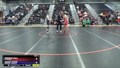 16U-8 lbs Round 2 - Andrew Hall, St. Ansgar vs Boden White, Immortal Athletics