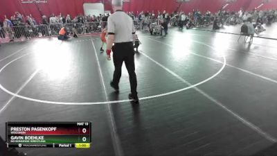 56 lbs Cons. Round 2 - Gavin Boehlke, No Nonsense Wrestling vs Preston Pagenkopf, Wisconsin