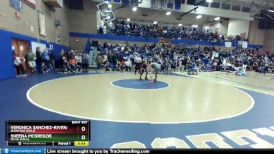 140lbs Cons. Round 2 - Veronica Sanchez-Rivera, Sunnyside (Girls) vs Sheena McGregor, Kelso (Girls)