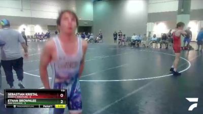 113 lbs Round 3 (6 Team) - Sebastian Kristal, Bandits Wrestling vs Ethan Brownlee, Raw (Raleigh)