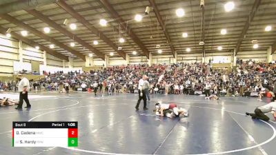 95 lbs Champ. Round 2 - Slone Hardy, Payson Pride Wrestling vs Desmond Cadena, Morgan Wrestling Club