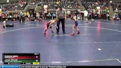 50 lbs Cons. Semi - Louis Taylor, Sebolt Wrestling Academy vs Hudson Broz, Nebraska Boyz