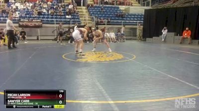 170 lbs Placement Matches (8 Team) - Sawyer Carr, E1-West Fargo Sheyenne vs Micah Larson, W1-Williston