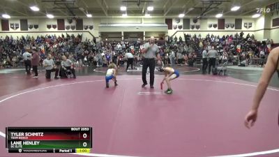 J-6 lbs Cons. Round 1 - Tyler Schmitz, Team Bosco vs Lane Henley, DC Elite