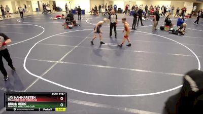 119 lbs 3rd Place Match - Brian Berg, Frontier Wrestling Club vs Jay Hammarsten, Stillwater Area Wrestling