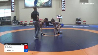 74 kg Cons 8 #1 - Erich Byelick, Northwestern vs Owen Brown, West Point RTC