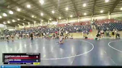 160 lbs 5th Place Match - Jonathon Lara-Inagaki, Utah vs Caphers Orangi, Kansas