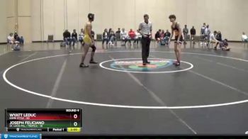 123 lbs Round 4 (6 Team) - Wyatt Leduc, Kame Style vs Joseph Feliciano, St. Lucie PAL / Tropics