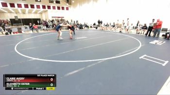 165 lbs Placement Matches (8 Team) - Claire Avery, Liberty, AZ vs Elizabeth Oster, Bemidji, MN