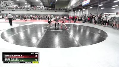 140 lbs Cons. Round 2 - Emerson Ashlock, Eldo Youth Wrestling Club-AA&nbsp; vs Kalel Phillips, Jackson County Wrestling-AAA