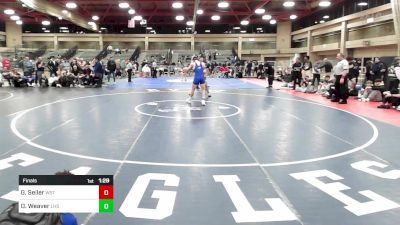 157 lbs Final - Gavin Seiler, Westwood vs Damian Weaver, Lyndhurst/NA