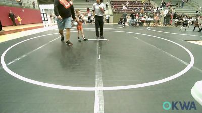 49 lbs Round Of 16 - Isiah Lee, Tulsa North Mabee Stampede vs Gabriel Sanchez, Sperry Wrestling Club