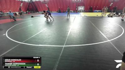 285 lbs Round 3 (16 Team) - Jesus Gonzalez, Reedsburg vs Tanner Gormanson, Wisconsin Rapids