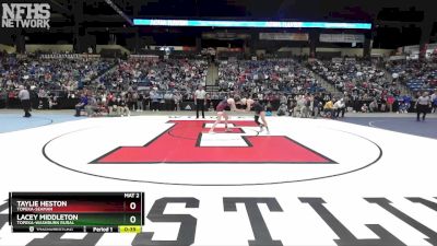 120 lbs Cons. Semi - Taylie Heston, Topeka-Seaman vs Lacey Middleton, Topeka-Washburn Rural