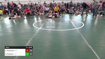 80 lbs Round 3 - Easton Anderson, West Virginia Wild vs Nikolaus Schaller, Grindhouse W.C.