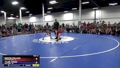 83 lbs Quarters & 1st Wb (16 Team) - Westin Pollock, Oklahoma Red vs Tyler Conzo, New York