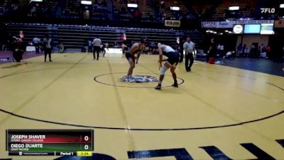 174 lbs Cons. Round 2 - Diego Duarte, Unattached vs Joseph Shaver, Otero Junior College