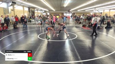 3rd Place - Gavin Noto, Breinigsville vs Isaiah Mowrey, Montgomery