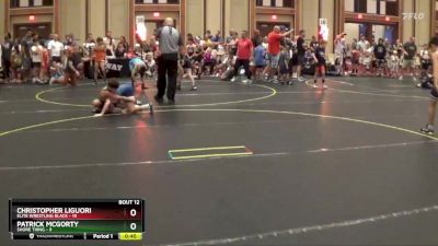 75 lbs Finals (8 Team) - Christopher Liguori, Elite Wrestling Black vs Patrick McGorty, Shore Thing